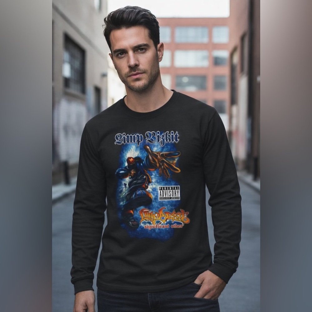 Significant Other. Cotton Black Long Sleeve, Crew-Neck Sz S-2XL.
